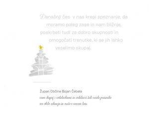 Novoletno voščilo župana Bojana Čebele 1